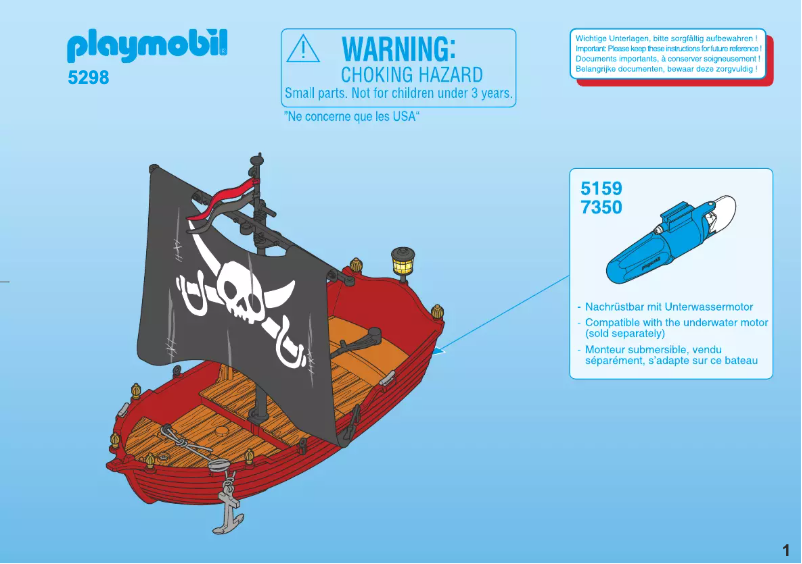 Página 1 del manual Manual de usuario Playmobil 5298