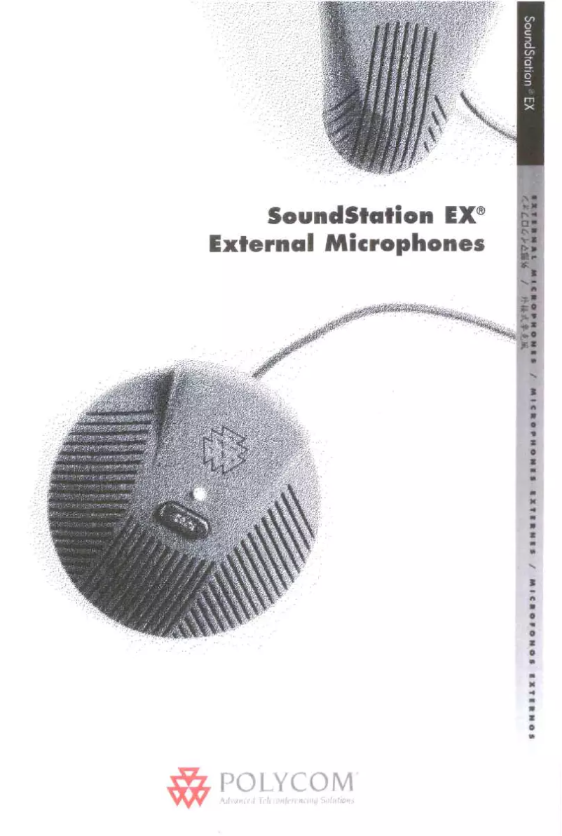 Page n°1 - Manuel utilisateur Polycom Soundstation EX