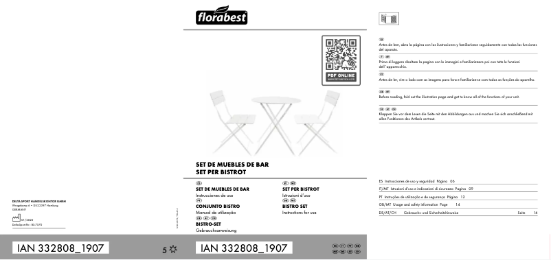 Imagen de la primera página del manual del dispositivo IAN 332808