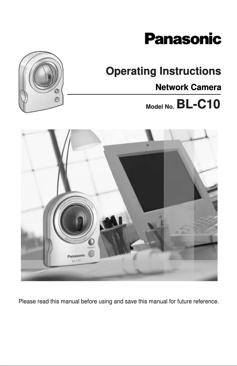 Page 1 de la notice Manuel utilisateur Panasonic BL-C10