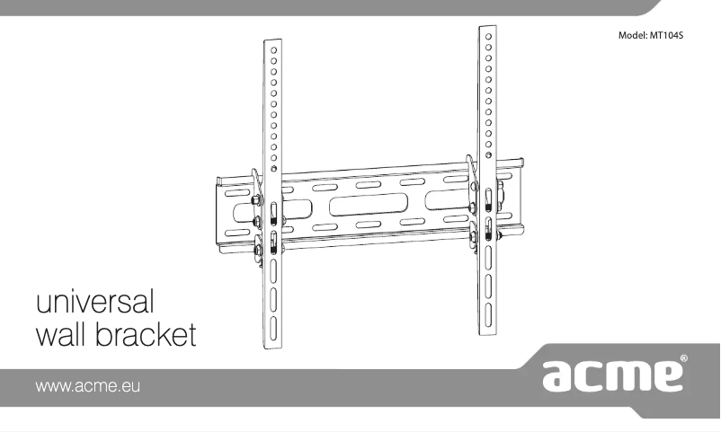 Page 1 de la notice Manuel utilisateur Acme United MT104S