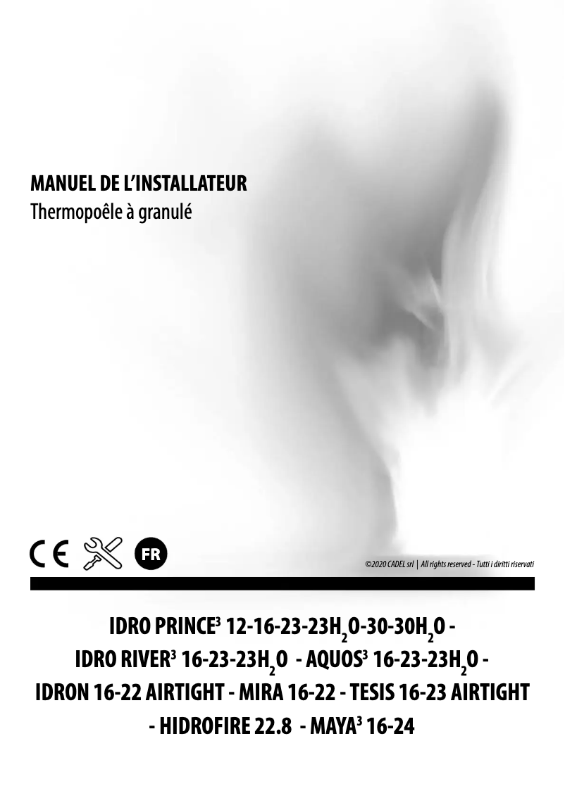 Page 1 de la notice Guide d'installation Cadel Idro Prince 30