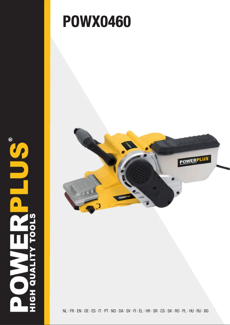 Image de la première page du manuel de l'appareil POWX0460