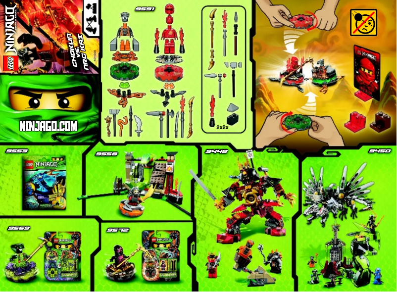 Page 1 of the manual User Manual Lego Costco Ninjago co-pack