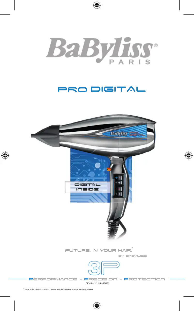 Page n°1 - Manuel utilisateur BaByliss Le Pro Digital