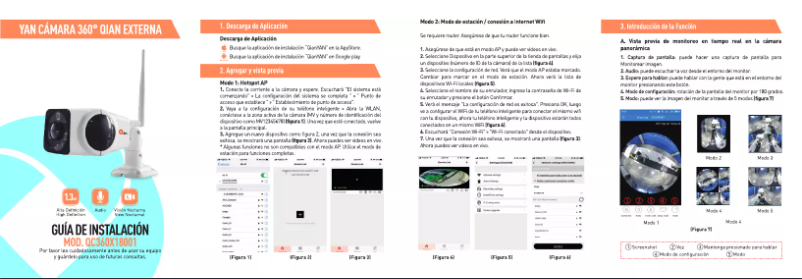 Page n°1 - Manuel utilisateur Qian QC360X18001