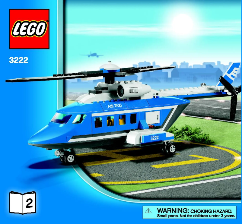 Page n°1 - Manuel utilisateur Lego City 3222