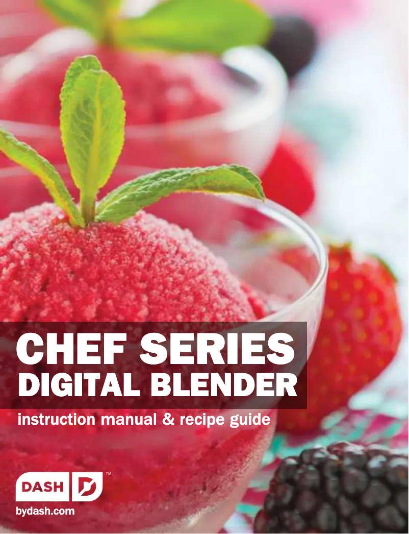 Page n°1 - Manuel utilisateur Dash Chef DPB500