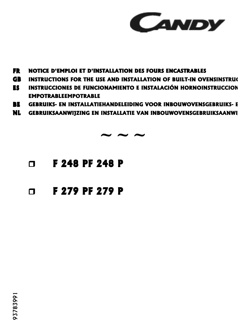 Image de la première page du manuel de l'appareil FO F 248 PX