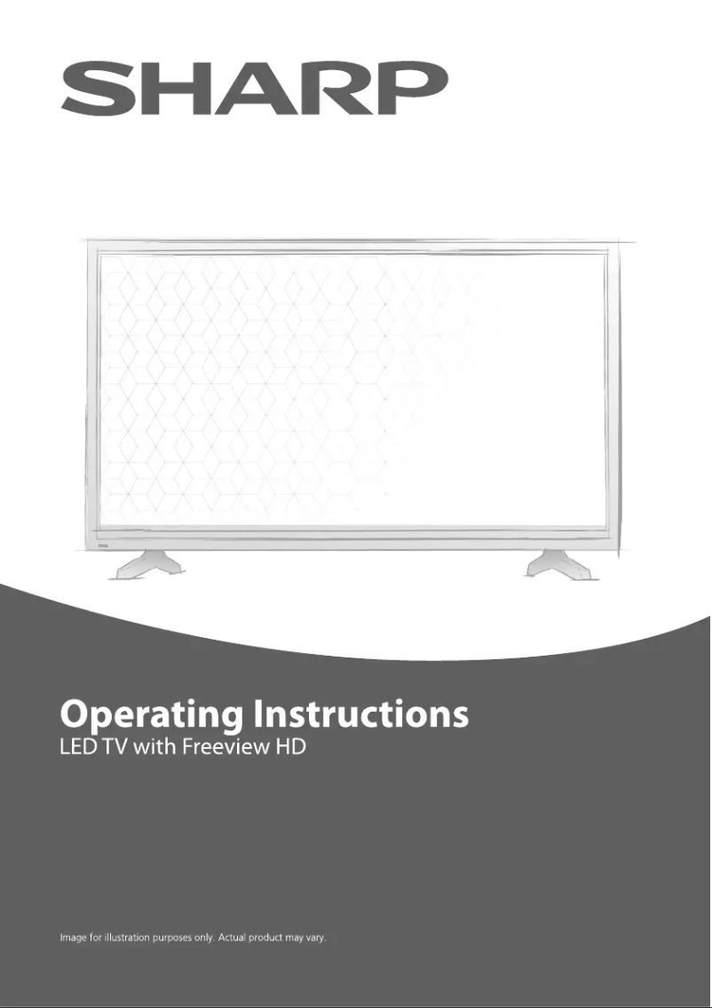 Page 1 de la notice Manuel utilisateur Sharp 32BF2I