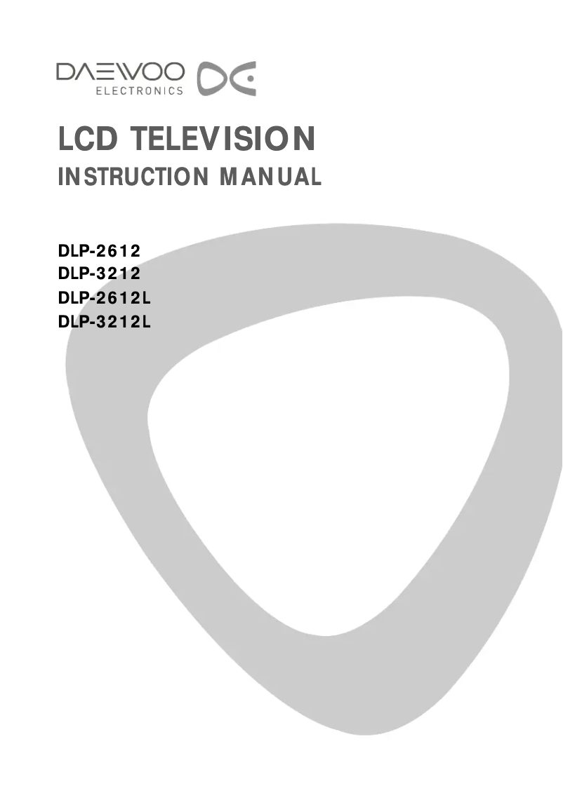 Image de la première page du manuel de l'appareil DLP-3212