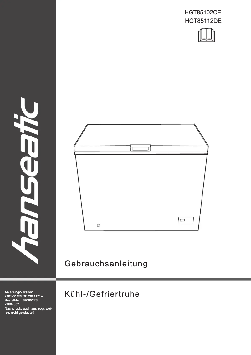 Imagen de la primera página del manual del dispositivo HGT85112DE