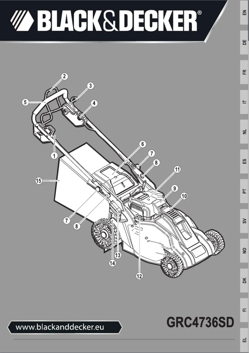 Image de la première page du manuel de l'appareil GRC4736SD