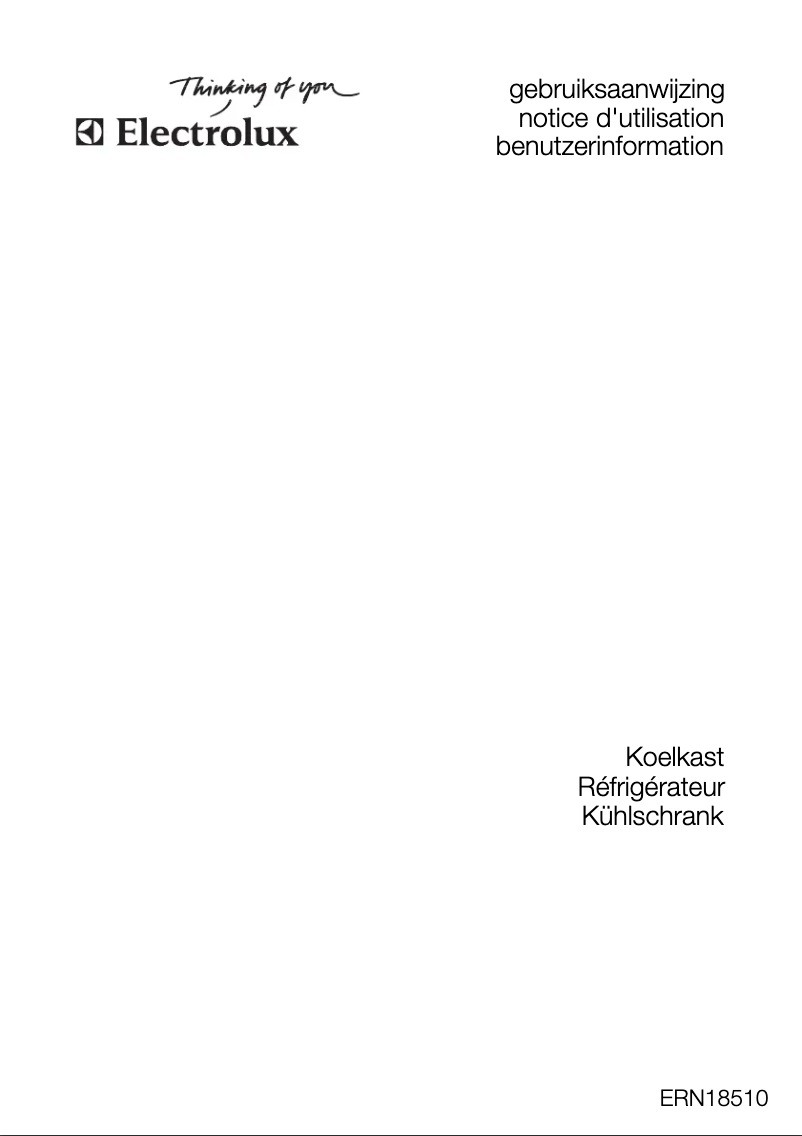 Image de la première page du manuel de l'appareil ERN 18510
