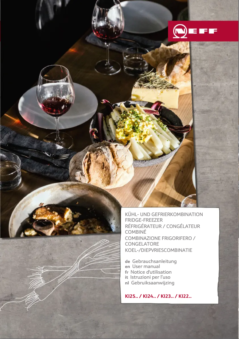 Page 1 de la notice Manuel utilisateur Neff KI2423F30