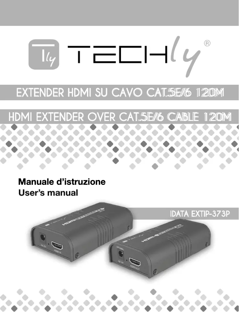 Page n°1 - Manuel utilisateur Techly IDATA EXTIP-373P