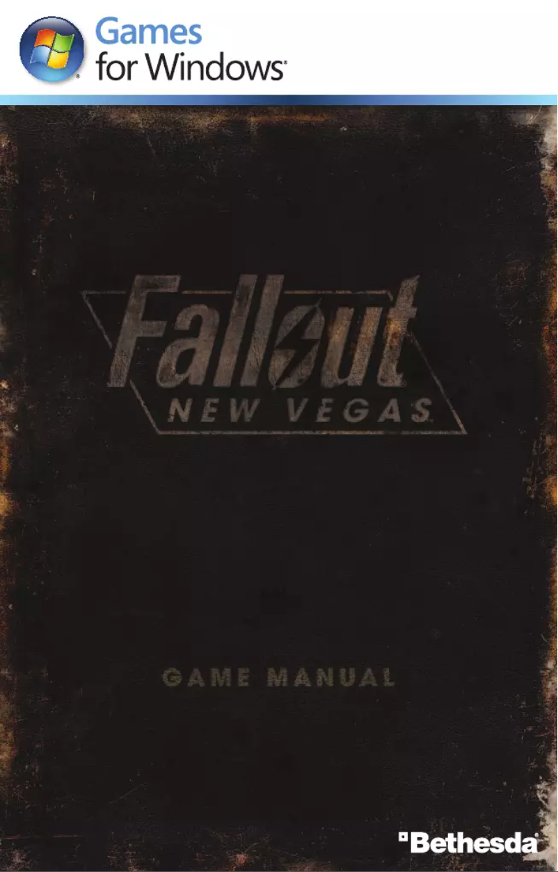 Page 1 de la notice Manuel utilisateur Bethesda Fallout: New Vegas Ultimate Edition (PC)