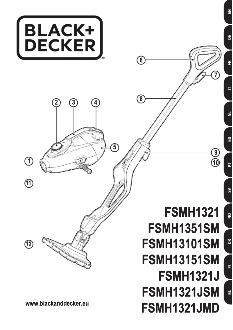 Página 1 del manual Manual de usuario Black & Decker FSMH13101SM