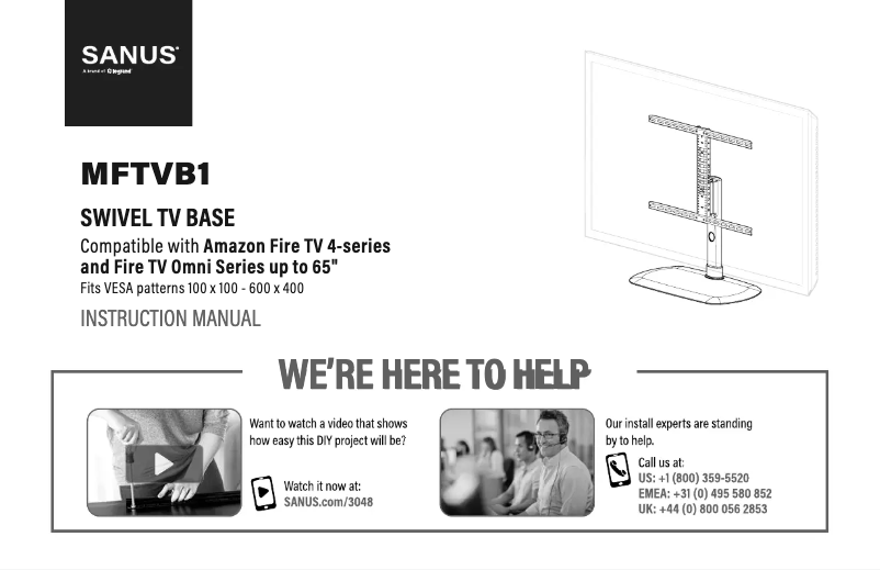 Image de la première page du manuel de l'appareil MFTVB1