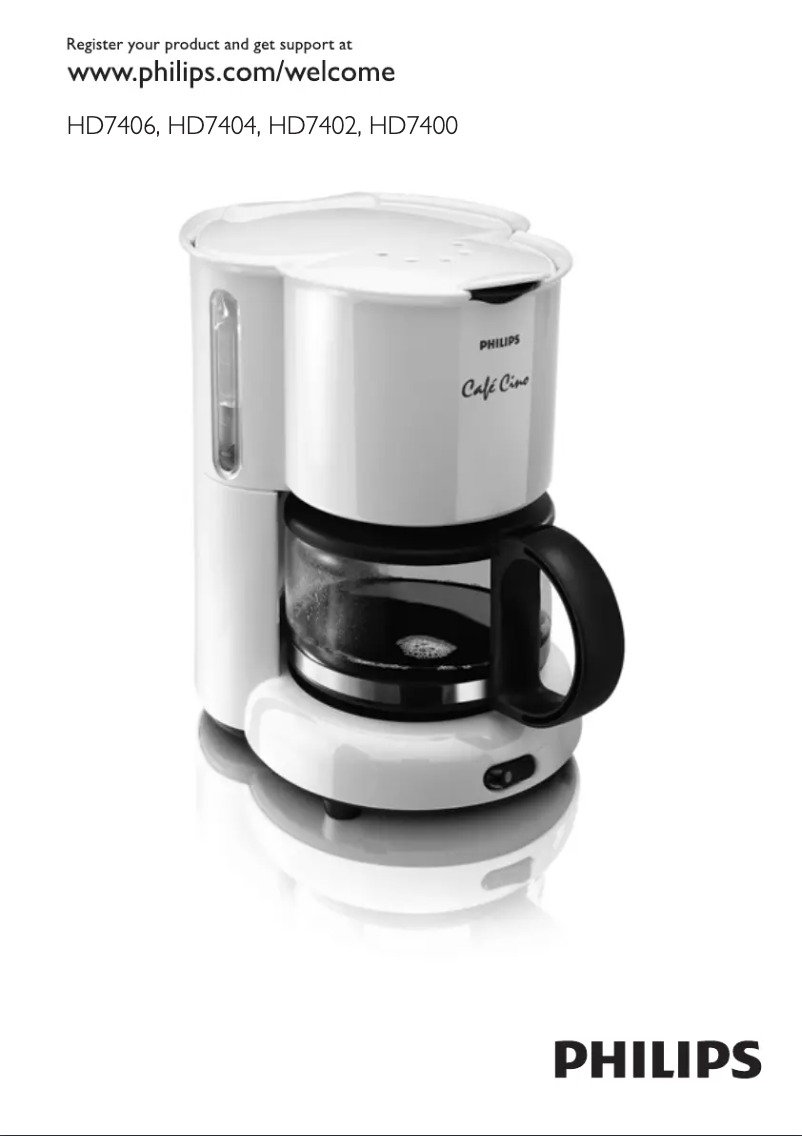 Page n°1 - Manuel utilisateur Philips HD7402