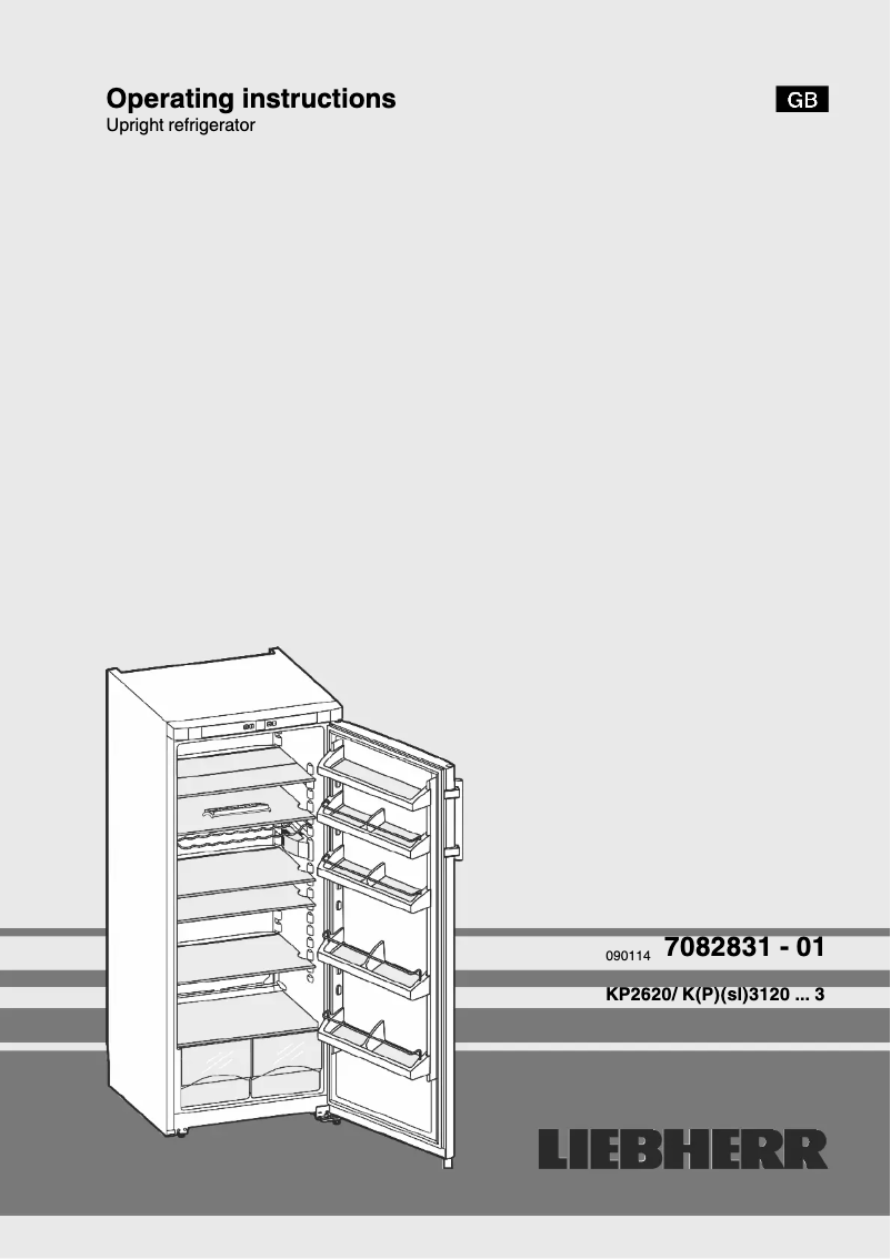 Page n°1 - Manuel utilisateur Liebherr KP 3120 Comfort