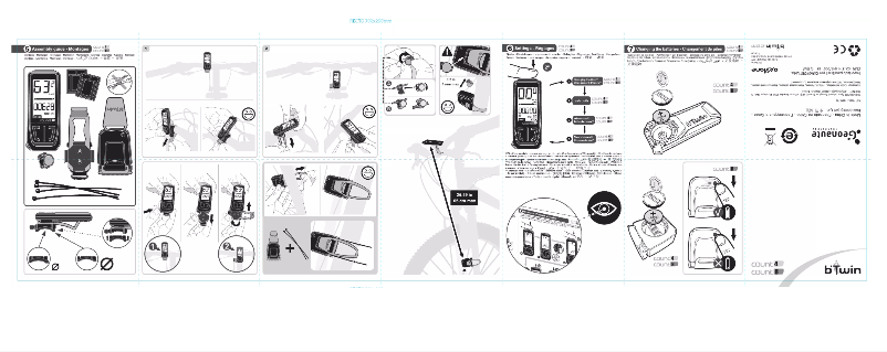 Page n°1 - Manuel utilisateur B'twin Count 8