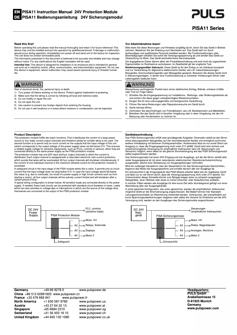 Image de la première page du manuel de l'appareil DIMENSION PISA11.203206