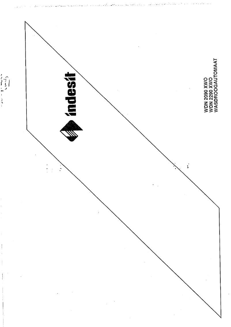 Image de la première page du manuel de l'appareil WDN 2290 XWO