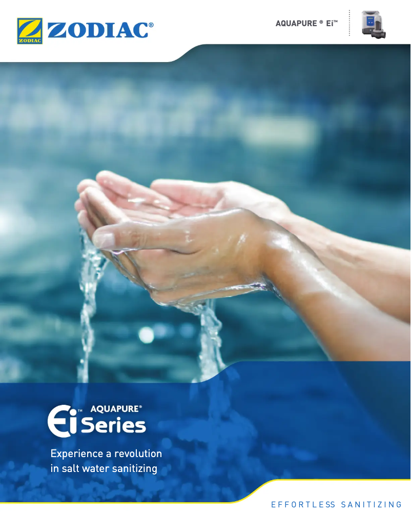 Página 1 del manual Folleto JANDY AquaPure Ei APURE35C