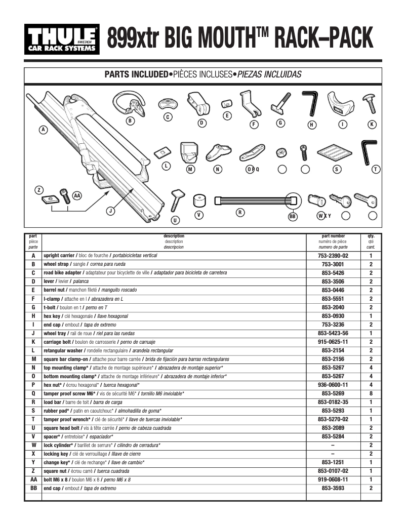Image de la première page du manuel de l'appareil Big Mouth 899XTR