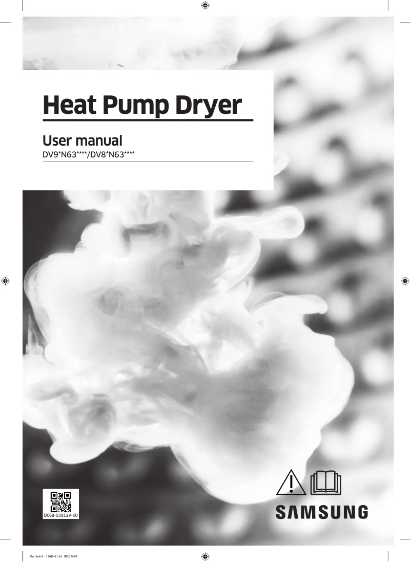 Page n°1 - Manuel utilisateur Samsung DV90N63636X