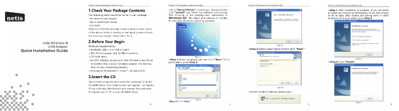 Page n°1 - Manuel utilisateur Netis WF2120
