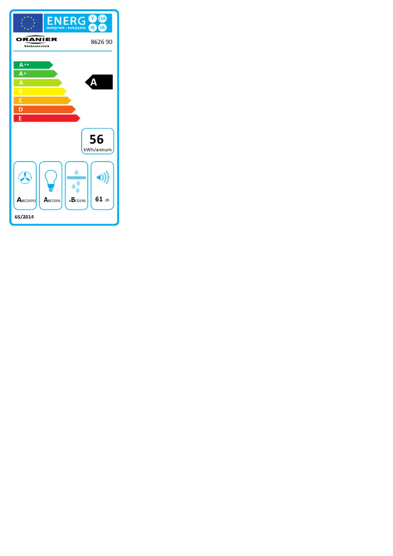 Page 1 de la notice Manuel utilisateur Oranier Opal 90 S