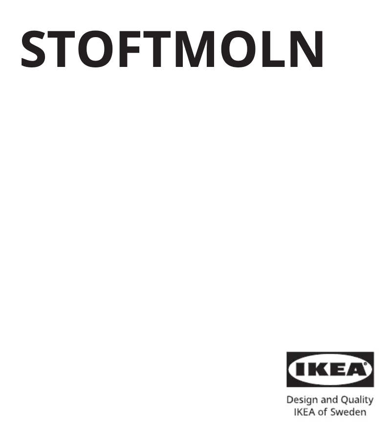 Page 1 de la notice Manuel utilisateur Ikea STOFTMOLN 605.196.88