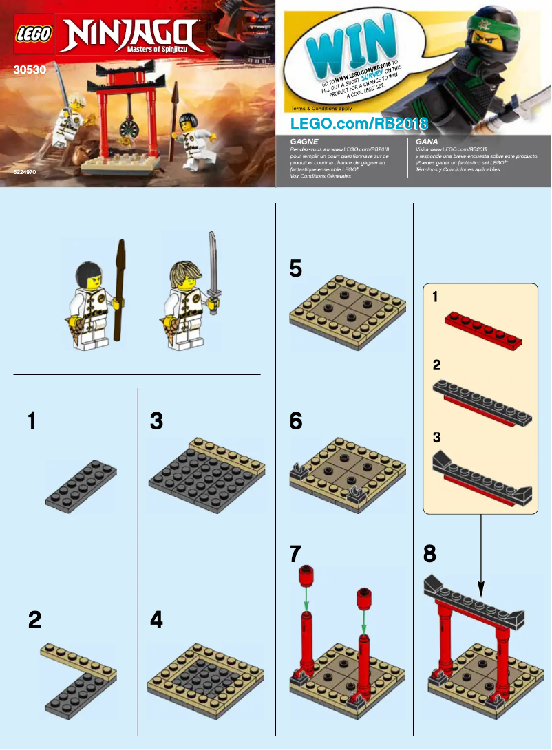 Page n°1 - Manuel utilisateur Lego Ninjago 30530