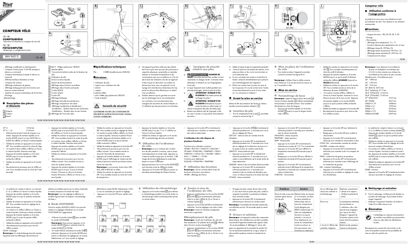 Image de la première page du manuel de l'appareil Z31335C