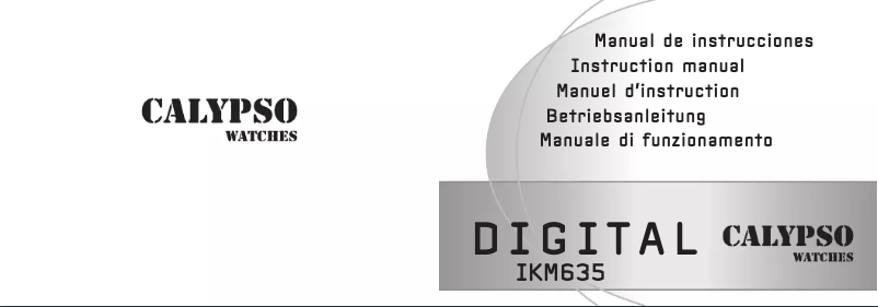 Página 1 del manual Manual de usuario Calypso K5511
