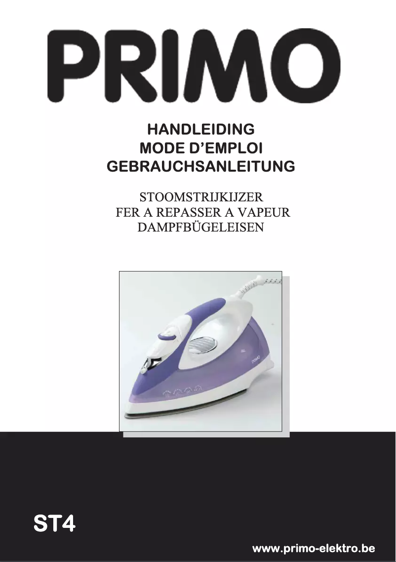 Page 1 de la notice Manuel utilisateur Primo ST4