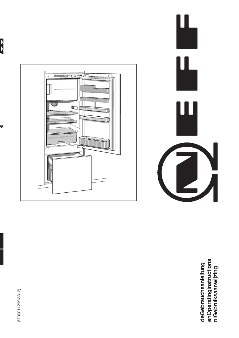 Image de la première page du manuel de l'appareil KN 845 /K 5744 X4