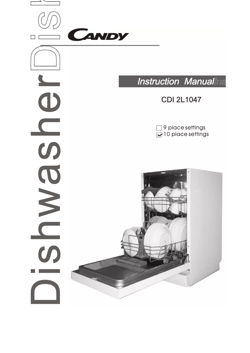 Page n°1 - Manuel utilisateur Candy CDI 2L1047