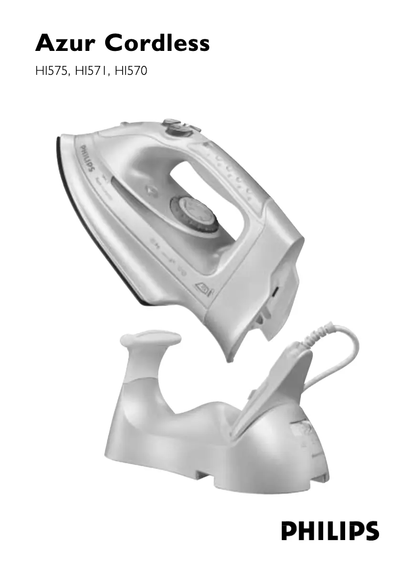 Page n°1 - Manuel utilisateur Philips Azur HI570