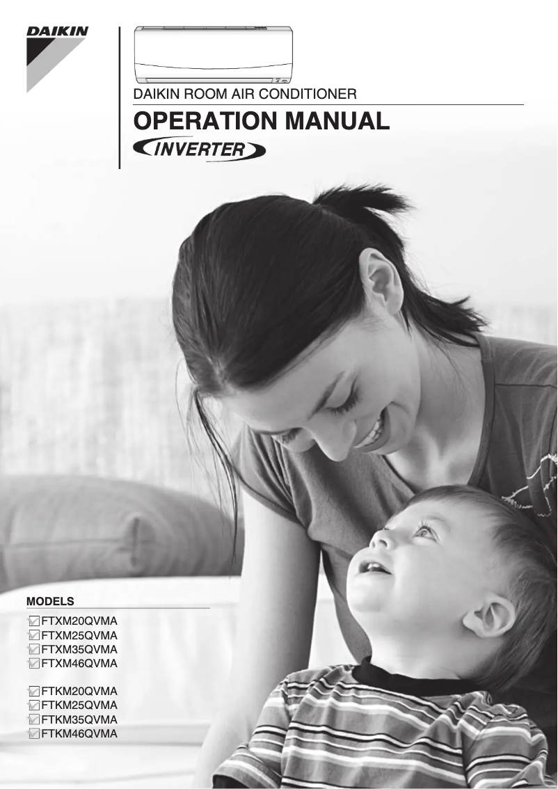 Image de la première page du manuel de l'appareil Cora FTXM20QVMA