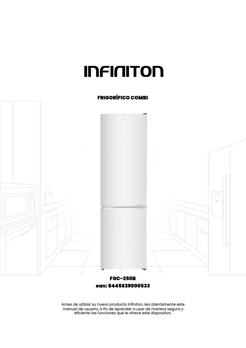 Page 1 de la notice Manuel utilisateur Infiniton FGC-250B