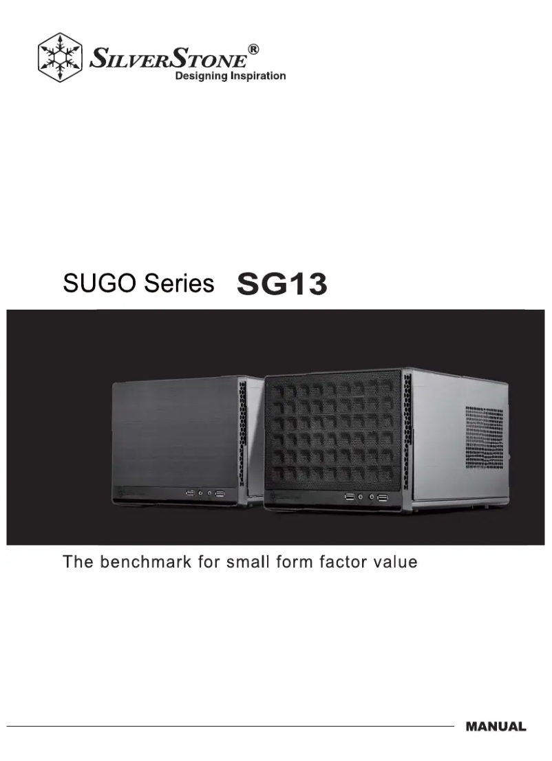 Image de la première page du manuel de l'appareil Sugo SG13B