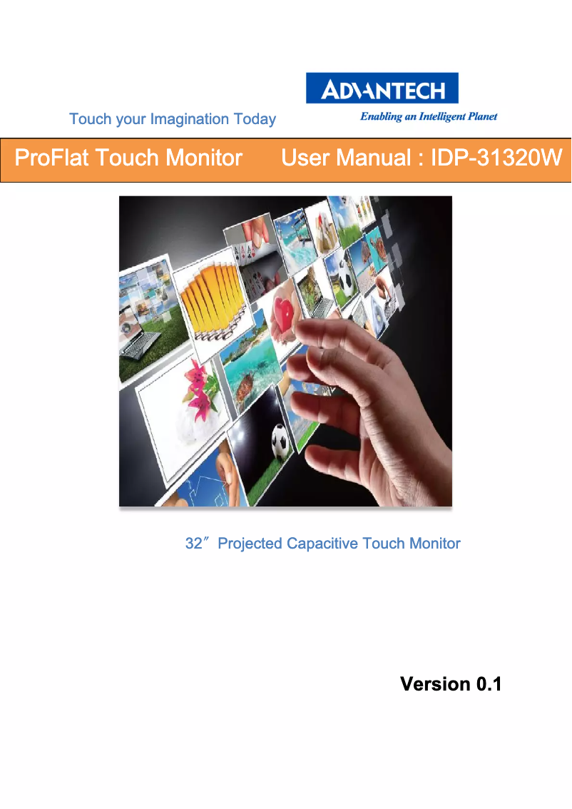 Page n°1 - Manuel utilisateur Advantech IDP-31320W