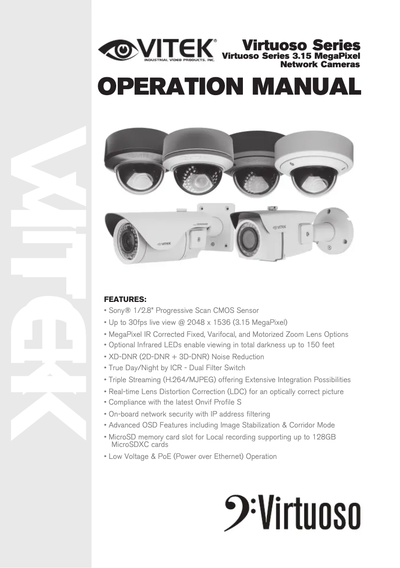 Page 1 of the manual User Manual Vitek VTD-M30VR212NP