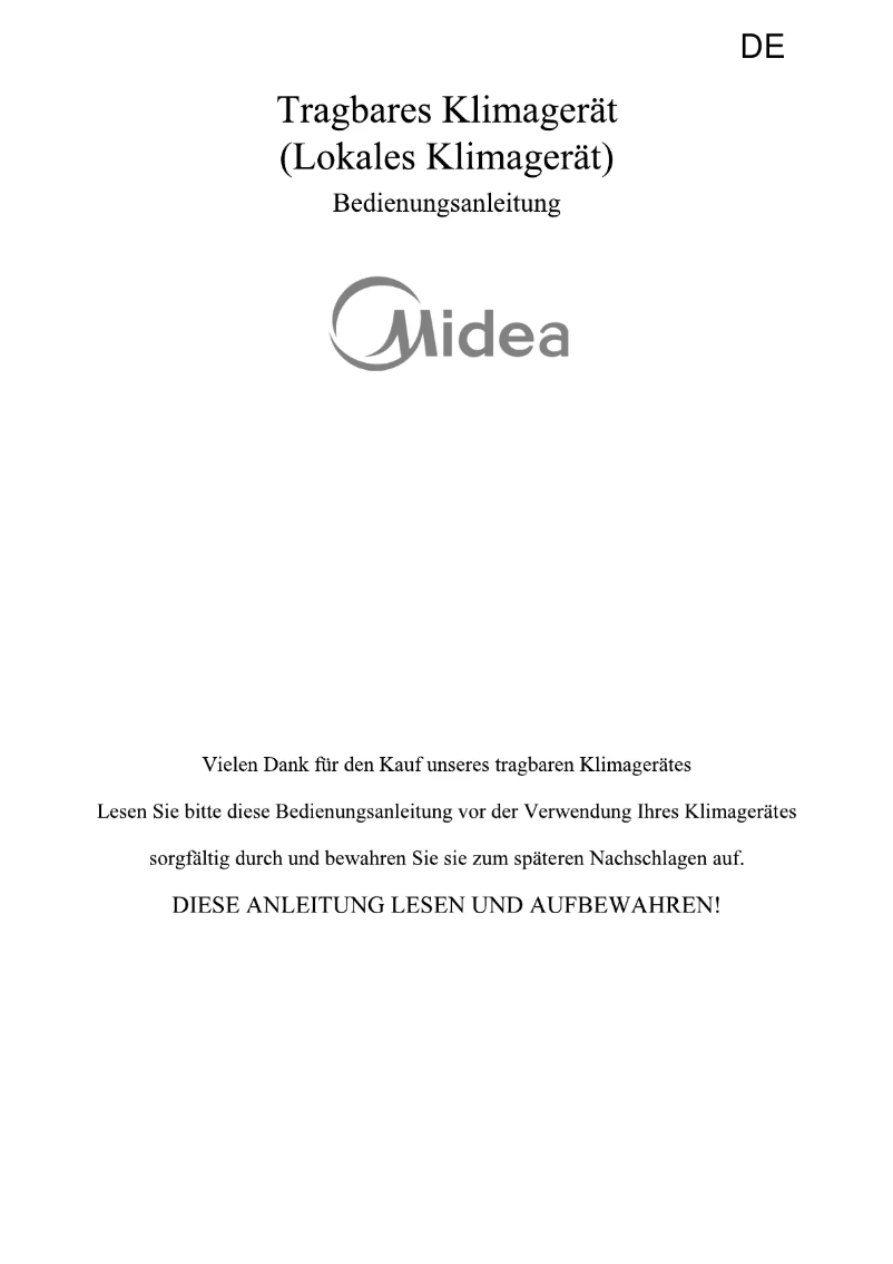 Página 1 del manual Manual de usuario Midea Silent Cool 26 Pro