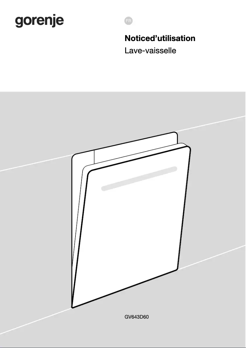 Image de la première page du manuel de l'appareil GV643D60
