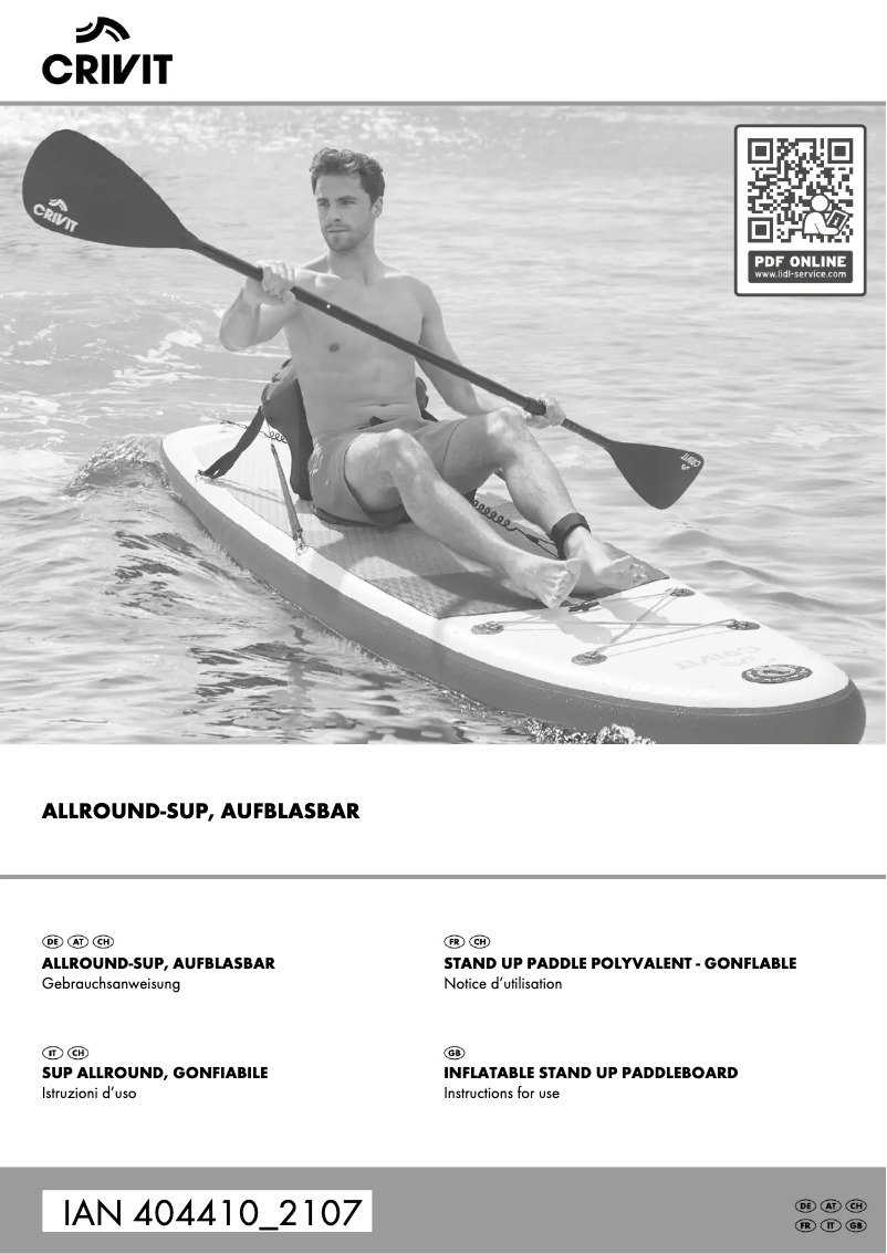 Página 1 del manual Manual de usuario Crivit IAN 404410