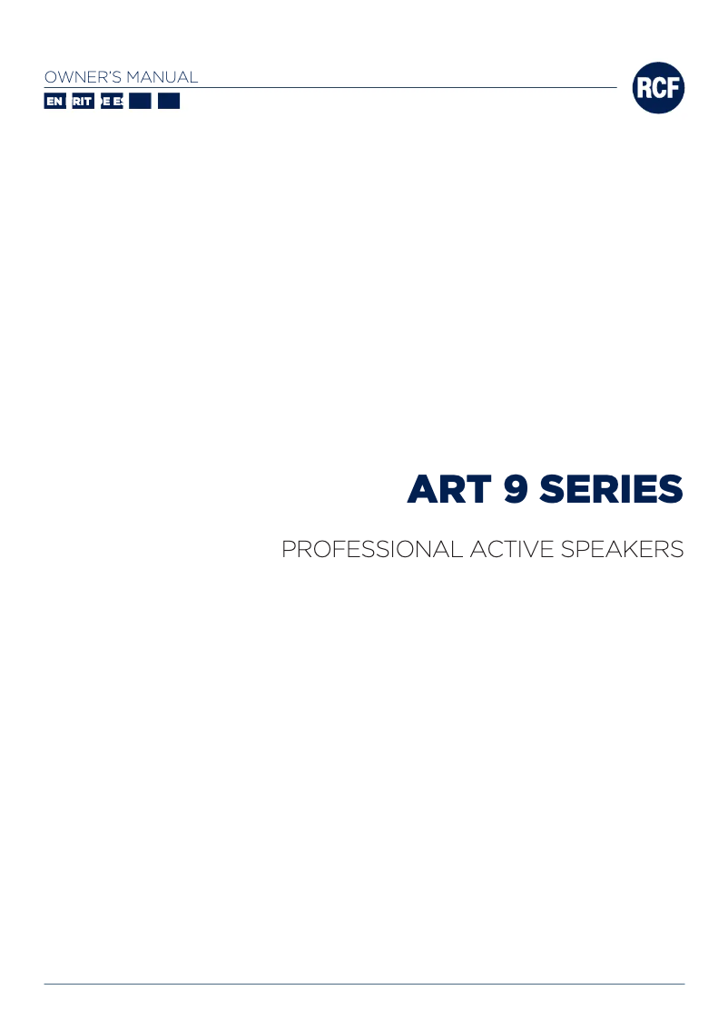 Image de la première page du manuel de l'appareil ART 910-A